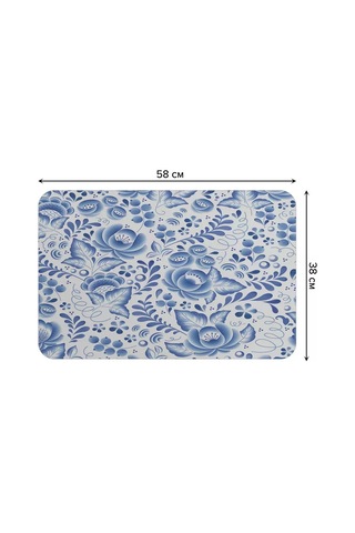 Joyarty Dikdörtgen Çatal-bıçak Kurutma Matı "seramik Gjel" 241485796 Mavi