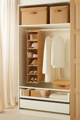 Ocean Home Textile 6 Katlı Jüt Dolap İçi Düzenleyici 21 x 30 x 95 cm