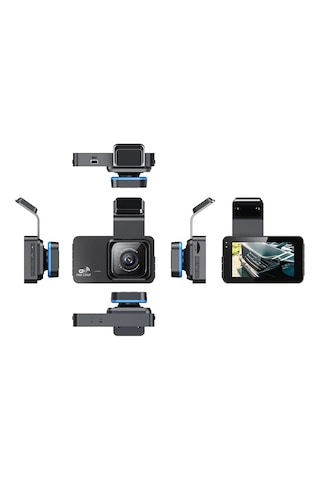 Çift Lens 1296p Süper Hd Araç İçi Kamera Wifi Arka Görüşlü