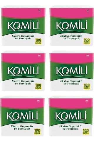 Komili Peçete 6 x 100'lü