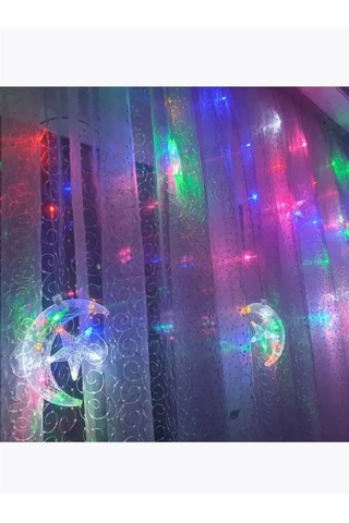 Amikoo Led Püsküller Ay Ve Yıldızlar 304572715 Beyaz