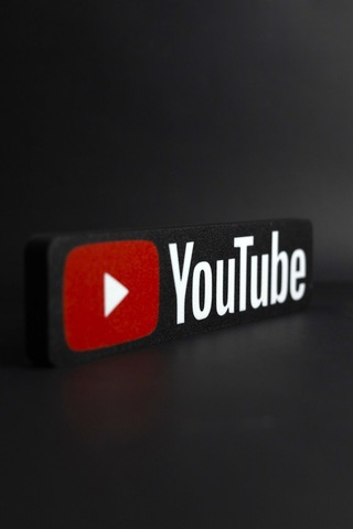 Youtube - 3 Boyutlu Tabela - 25cm X 6cm X 1.5cm