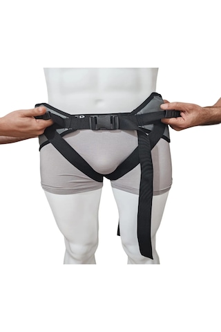 Ozclife Bacak Arası Destekli Hasta Bağlama Taşıma Kemeri - Gri