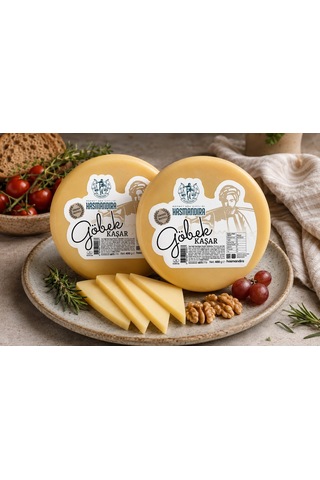 Hasmandıra Şirden Mayalı Göbek Kaşar Peyniri 400 G X 2 Adet Tam Yağlı Doğal Kaşar