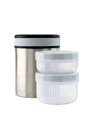 Laken 18/8 Çelik Yemek Termosu 1l + Neopren Kılıf - City - Lkdlp10c Tek Renk