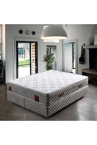 Setaymobilya Ortopedik Yatak, Diamond Gri Ortopedik Yaylı Yatak