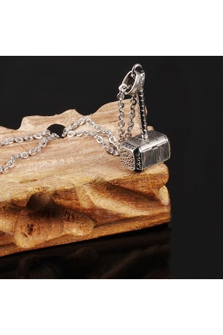 Chavin Thor Dizayn Çelik Erkek Kolye Dc80 (478256680)