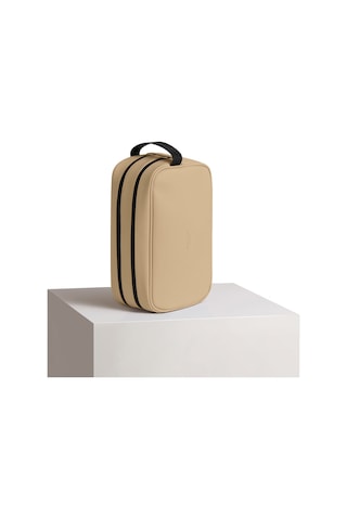 Gaston Luga Spläsh Toiletry Double Zipped Bag - Latte