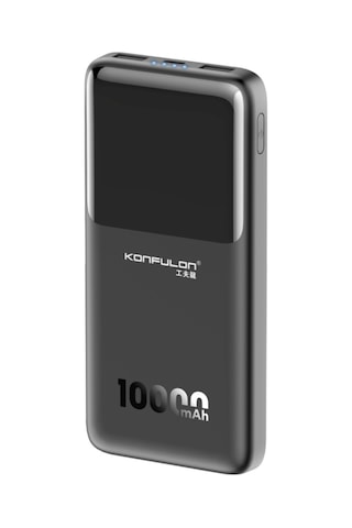 Konfulon A35 10.000 Mah 15w Mini Powerbank - Siyah siyah