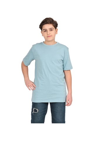 Erdem Kıds Erkek Çocuk Düz Baskısız Kısa Kol Basic Casual-okul T-shirt Mint Yeşili Mint Yeşili