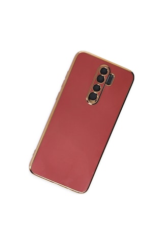 Newface Xiaomi Redmi Note 8 Pro Kılıf Volet Silikon Glblseme - 64 - Kırmızı