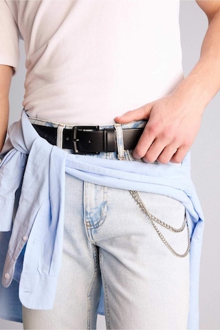 Defacto Erkek Dikdörtgen Toka Suni Deri Jean Kemeri H5069axnsbk27 Siyah-bk27