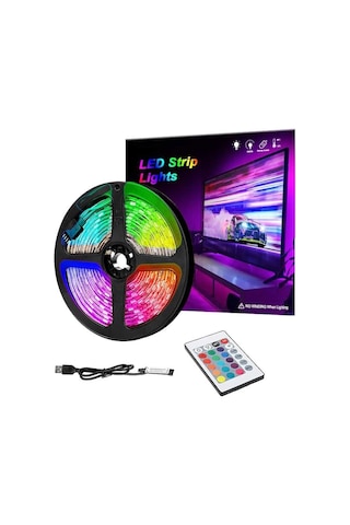 Electroon Bluetooth Kumandalı Tv Arkası Rgb Usb Şerit Led 5metre 5 METRE