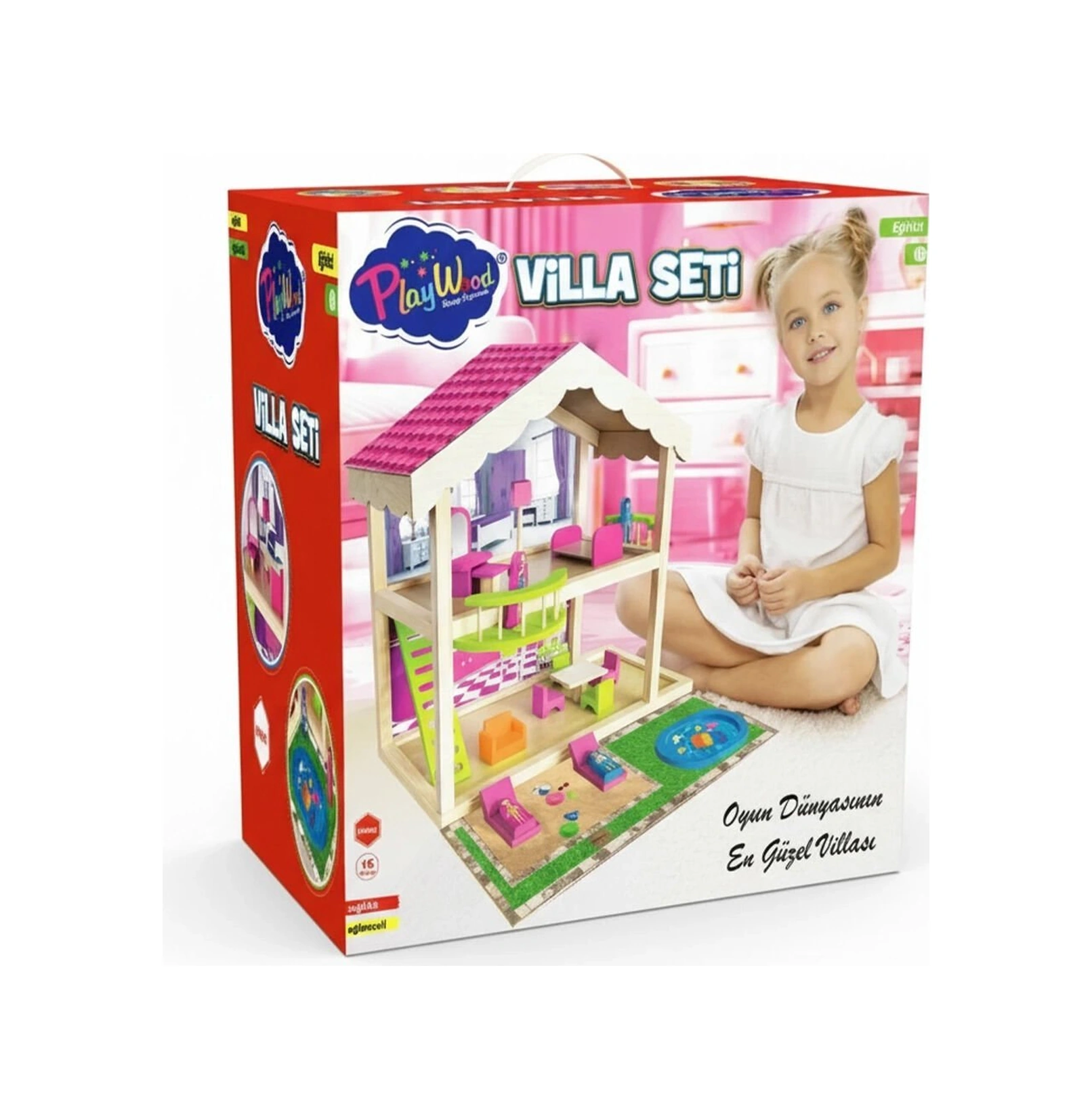 Ony-414 Kutuda Ahşap Villa Seti