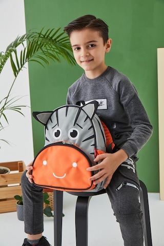 Çocuk Zebra Desenli Okul Sırt Çantası Çok Renkli