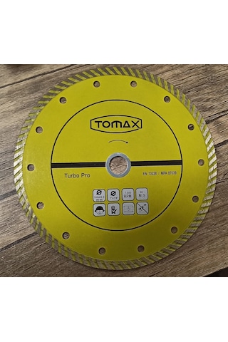 Tomax Mpa 87039 180 x 22.2 Turbo Pro Granit Mermer Fayans Kesici