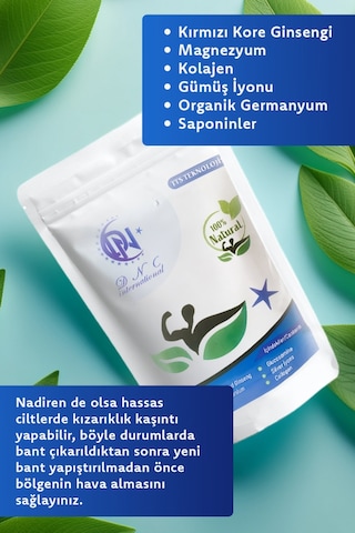 Hızlı Etkili Doğal Ginseng Bandı Eklem Için Rahatlatıcı Uzun Süreli Etki 250 Bant