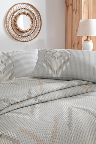 Özdilek Linea Etnica Tek Kişilik Pike Takımı Krem