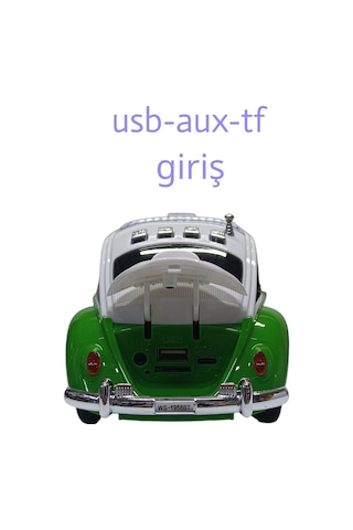 Oyuncak Klasikaraba Müzik Çalar Bluetooth Hoparlör Usb Müzik Çalar Tf Aux Sd Kart Giriş Fm Radyo - Y