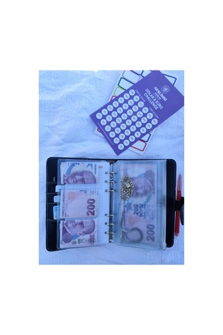 Bütçe Planlayıcı Manyetik Ajanda -siyah Sticker Ve Challenge Hediyeli