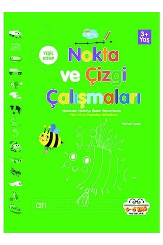 3-6 Yaş Nokta Ve Çizgi Çalışmaları Seti 4 Kitap
