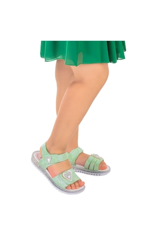 Kiko Kids Kız Çocuk Sandalet Arz 2351 Mint Yeşili