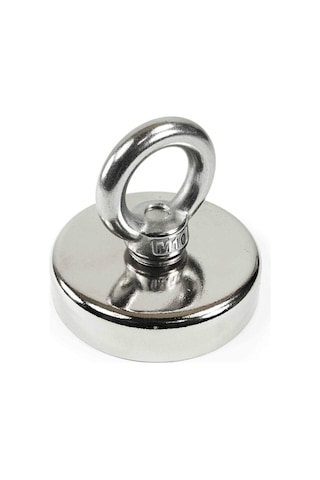 Süper Güçlü Neodyum Pot Mıknatıs 60mm - Halkalı Kurtarma Ve Fishing Magnet