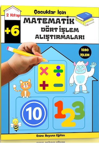 Çocuklar İçin Matematik Dört İşlem Alıştırmaları Kitap Seti