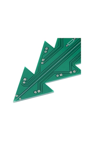 Yaozixa Dıy Noel Ağacı Makyajı: 33 Led Işık, 23 Renk Efekti, Usb Bağlantılı, Pcb Modül Seti Mavi Işık