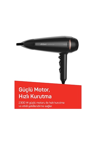 Arzum AR5134 Hairstar Neo Saç Kurutma Makinesi 2300 W, Soğuk Hava Fonksiyonu, Siyah
