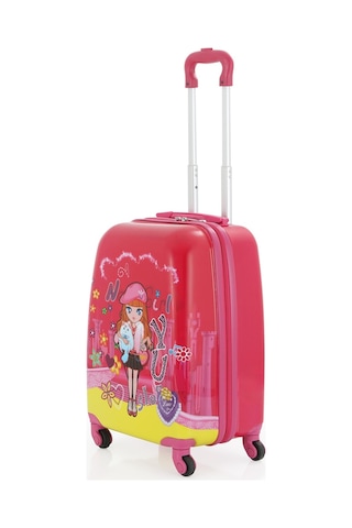 Mçs Group V307 Abs Çocuk Valiz-fuşya Nely Girl Fuşya