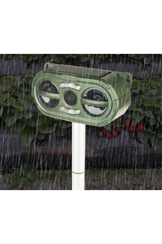 Lichen Ultrasonik Kemirgen Kovucu, Kırmızı Ve Beyaz Yanıp Sönen