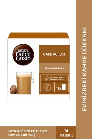 Nescafe Dolce Gusto Coffee Cafe Au Lait 16 Kapsül