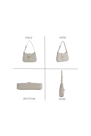 Dofolink Kadınlar İçin Uyumlanabilir Askılı Çanta - Küçük Boyutlu, Alışveriş/iş/seyahat İçin Uygun Beyaz Çok Renkli