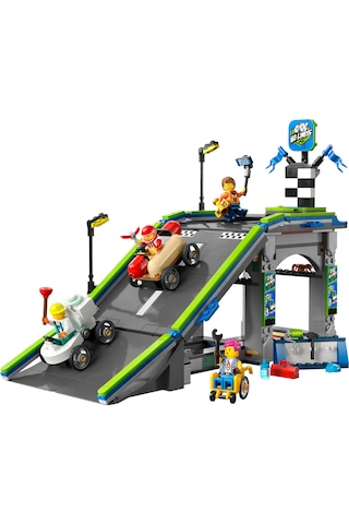 LEGO® City Senin Kuralların: Yarış Arabası Rampa Parçası 60460 - 6 Yaş ve Üzeri Çocuklar için Yaratıcı Oyuncak Yapım Seti (436P)