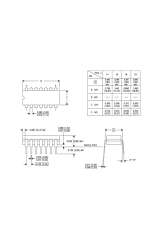 Ca3054 Amplifikatör Entegresi Dip-14