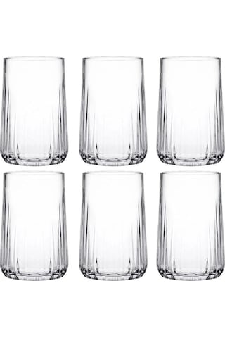 Nova Kahve Yanı Bardağı 6 Lı Şeffaf