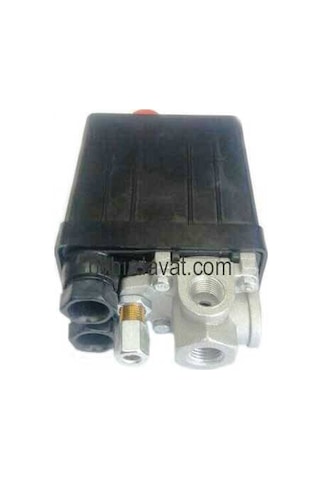 Kompresör Şalter Otomatigi 3 Yollu 220 V Ayarlı Basınç Şalteri