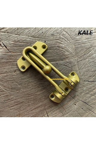 Kale Antik Sarı Çelik Kapı Emniyet Kelepçesi Kapı Emniyet Aparatı