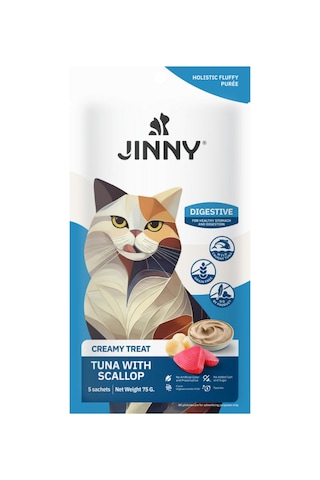Cream Treat Digestive Ton Balıklı Ve Deniz Taraklı Krema Kedi Ödülü 5x15 Gr Cream Treat Digestive Ton Balıklı Ve Deniz Taraklı Krema Kedi Ödülü 5x15 Gr