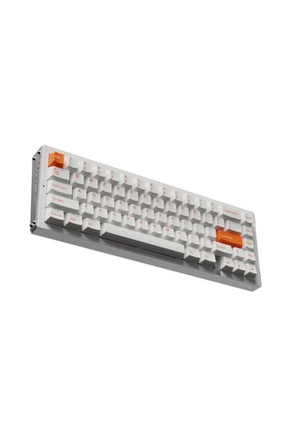 Real67 Sodium-white %65 Ttc Tai E Manyetik Switch 8k He Hotswap Rgb İngilizce Mekanik Gaming Klavye