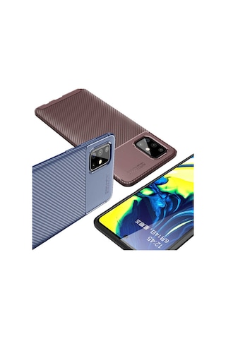 Samsung Uyumlu Galaxy A51 Kilif Esnek Karbon Tam Korumali Silikon 429580361