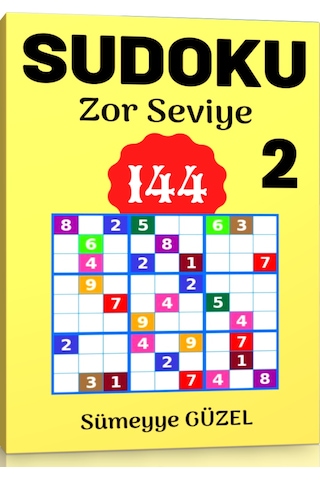 Sudoku Zor Seviye Kitap Seti 3 Kitap