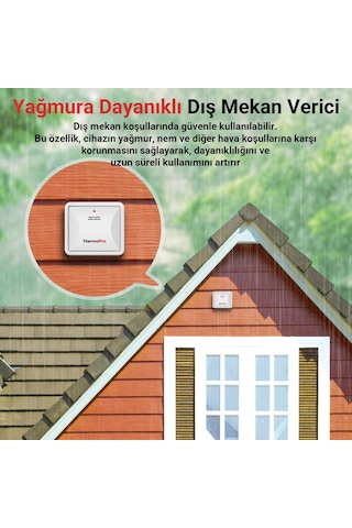 Thermopro TX2CA İlave Dış Sensör TP200C Modeline Uyumludur