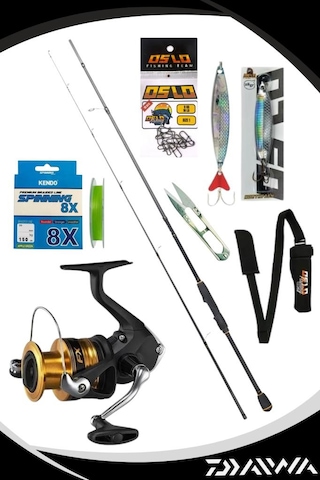 Daiwa Rx Lure Bf 270cm 10-35gr Shimano Fx 4000 8 Örgü Spin Olta Seti Standart