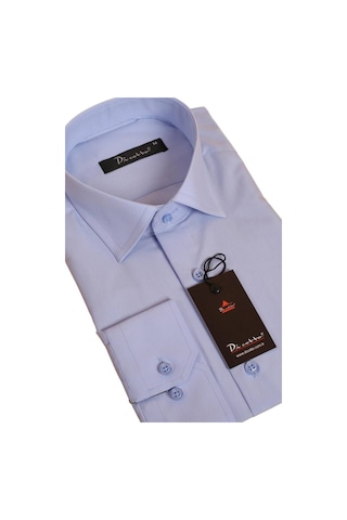 Dicotto Mavi Rahat Kesim Cepli Uzun Kol Regular Fit Erkek Gömlek - 150-5 001