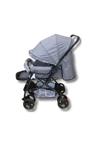 Jusso Dido Comfort Line Çift Yönlü Bebek Arabası Gri