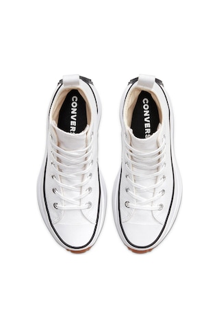 Converse Run Star Hike Canvas Platform Erkek Beyaz Sneaker Ayakkabı 166799c Beyaz
