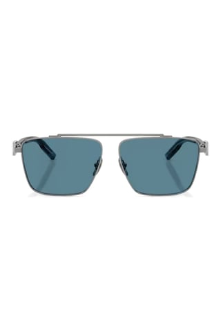 Dolce Gabbana Dg 2336 0480 59 Erkek Kare Gun Metal Güneş Gözlüğü Metalik