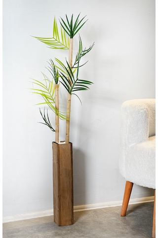 Yapay Çiçek Saksılı Çiçek Dekoratif Saksılık 100 Cm 2150